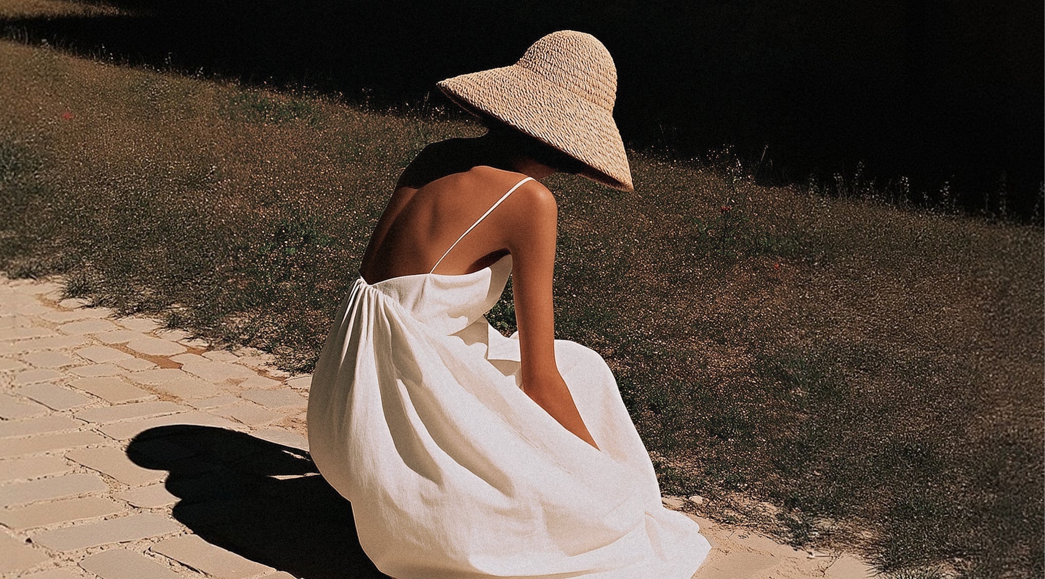 Flowy White Dress for Warm Sunny Escapes