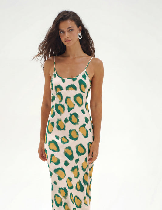 Leopard Slip Dress