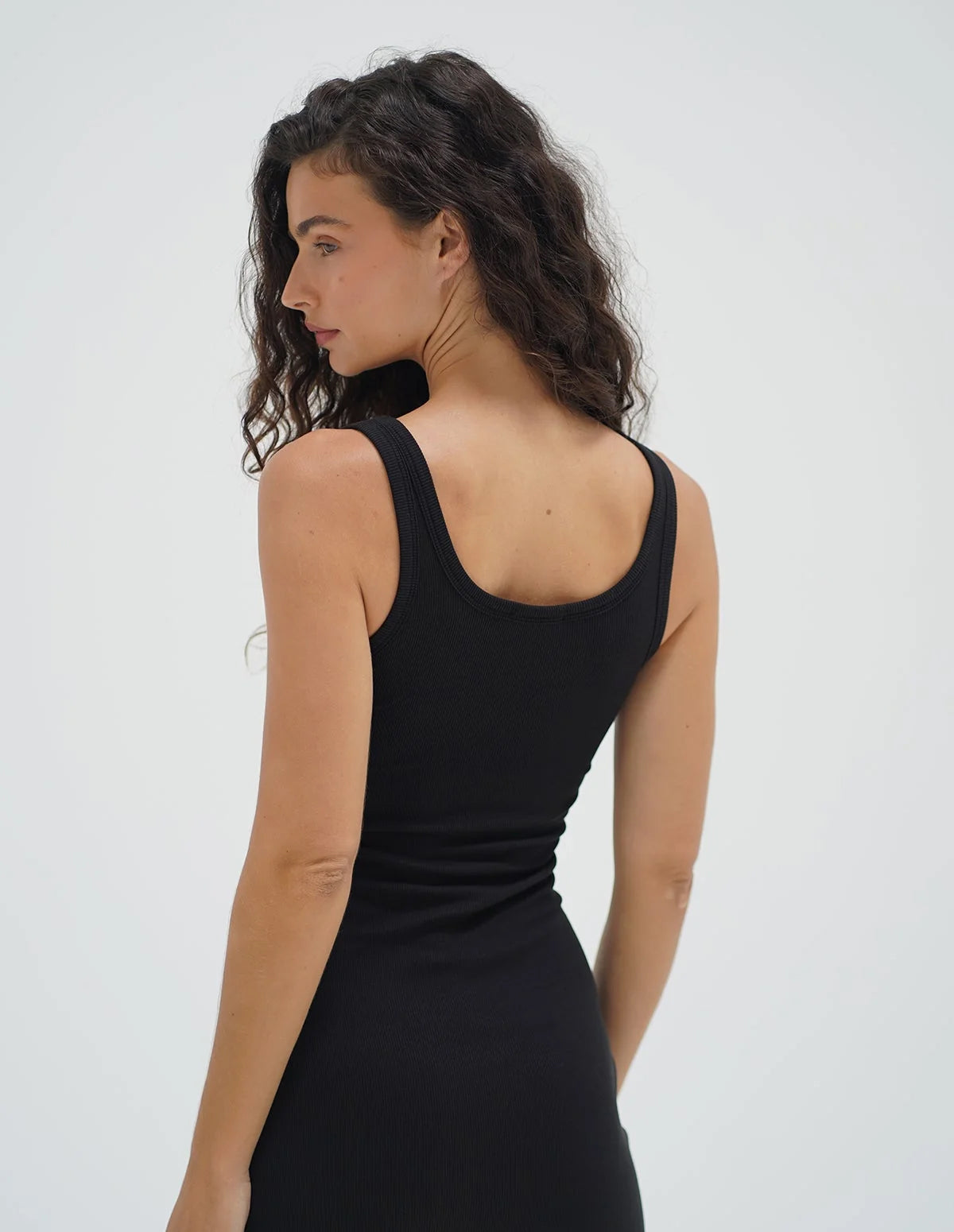 Ribbed Tank Mini Dress