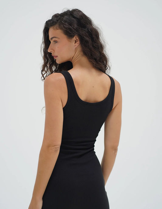 Ribbed Tank Mini Dress