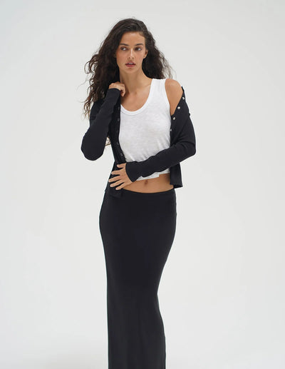 Landon Ribbed Skirt