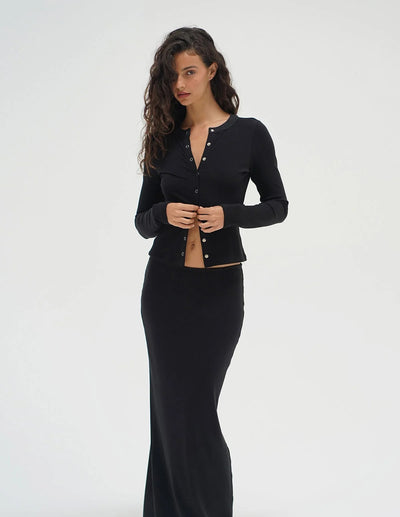 Landon Ribbed Skirt