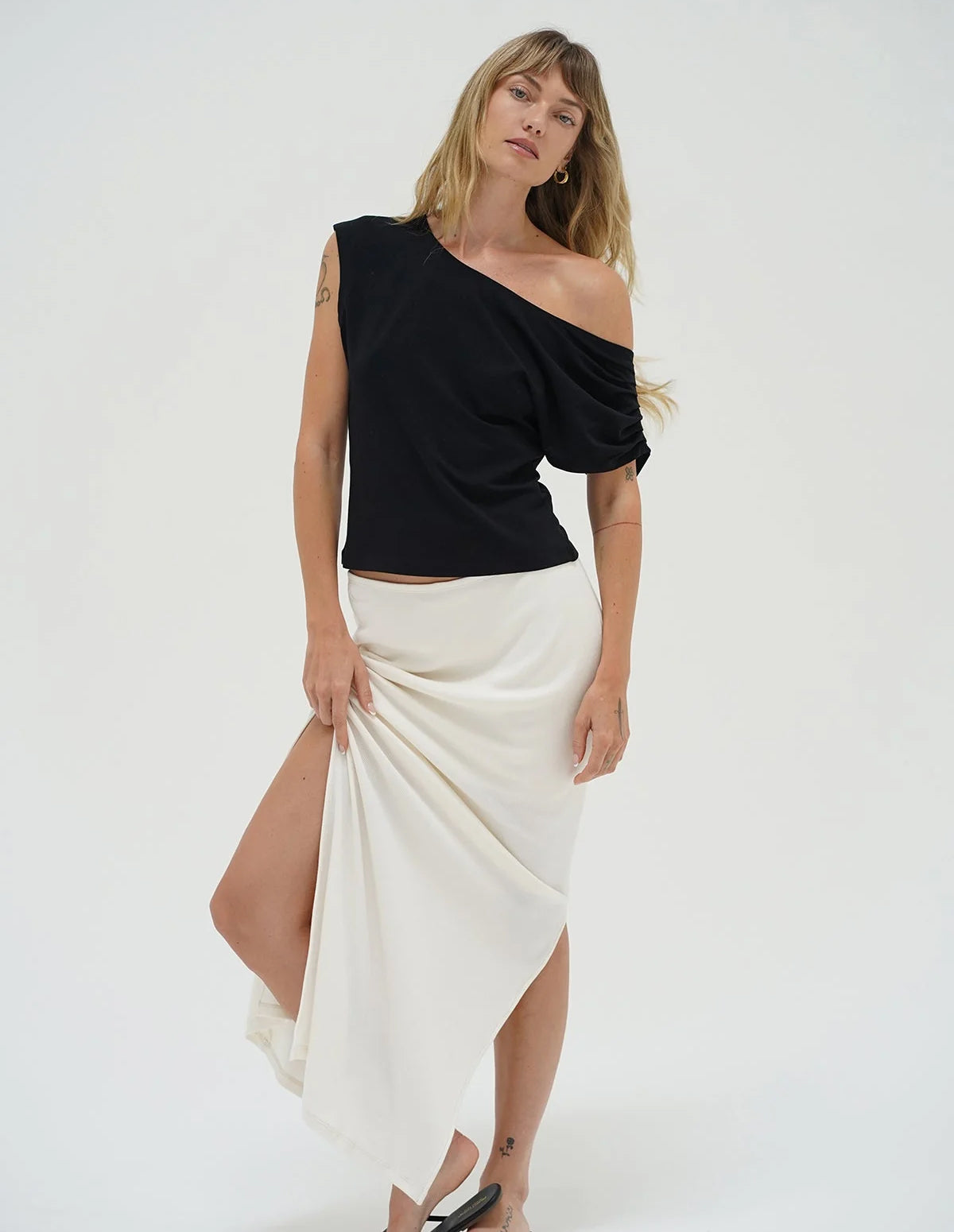 Steph Ribbed Skirt