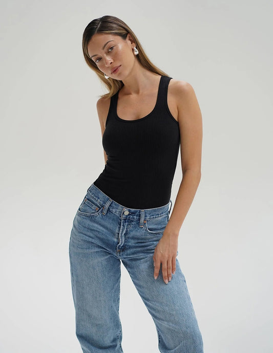 Scoop Ribbed Tank1
