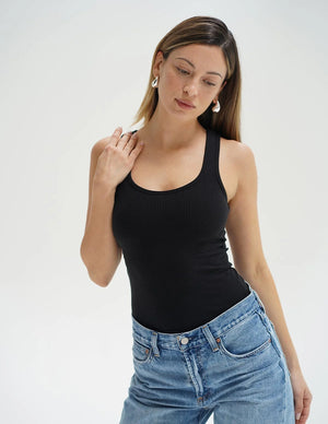 Scoop Ribbed Tank1