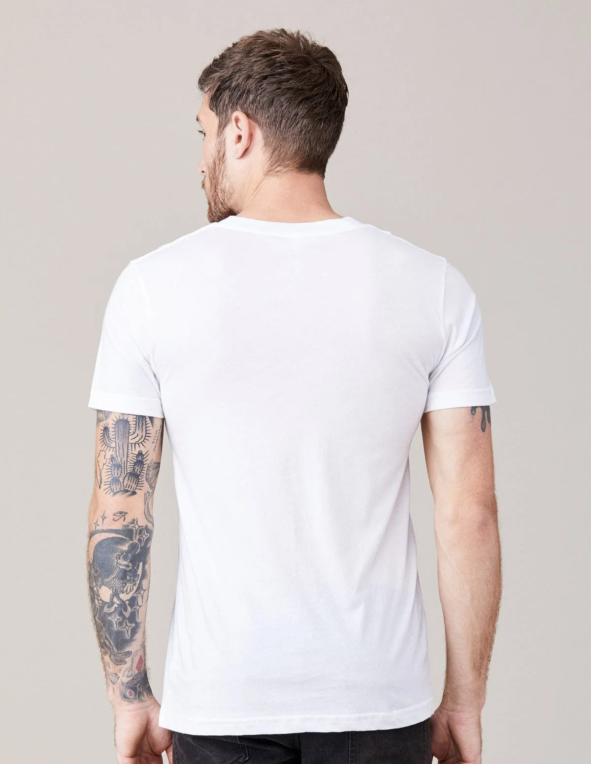 Short Sleeve White